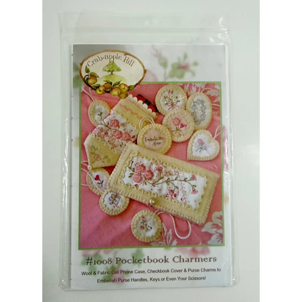 Crabapple Hill Studio Pocketbook Charmers Pattern #1008 Multicolor Embroidery